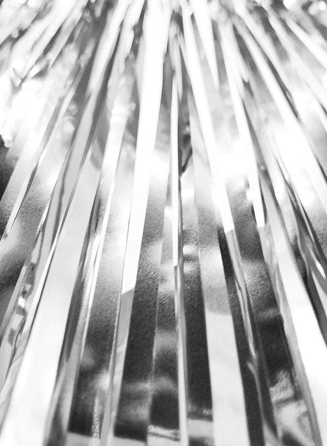 WOLFANO Metallic Tassels Foil Fringe Curtains Decorations and Special Celebration, 6x3 ft Long (Pack of 4, Purple-Gold) 01 - Image 5